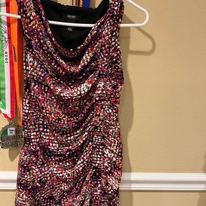 Alfani petite colorful dress